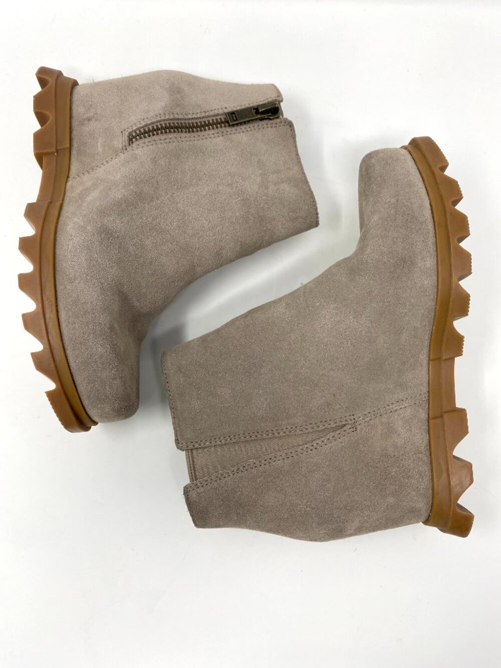 Sorel Joan of Arctic Wedge Zip Bootie Suede Ankle Boot 6 - Picture 5 of 12